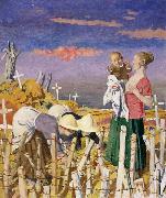 Sir William Orpen Harvest oil on canvas